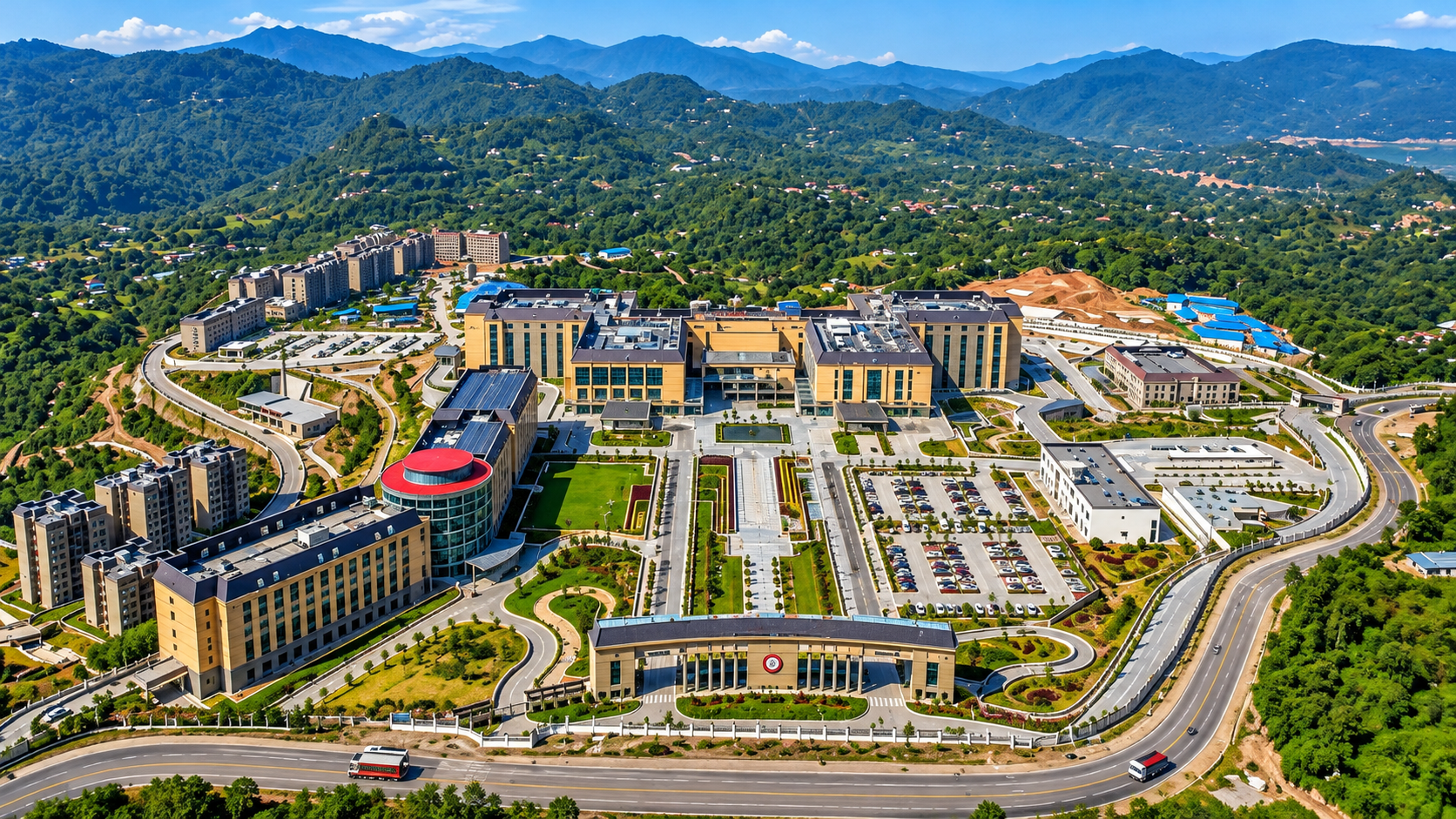Mountain Campus Aerial Panorama